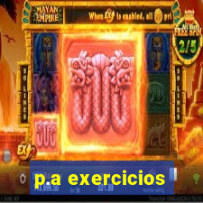 p.a exercicios