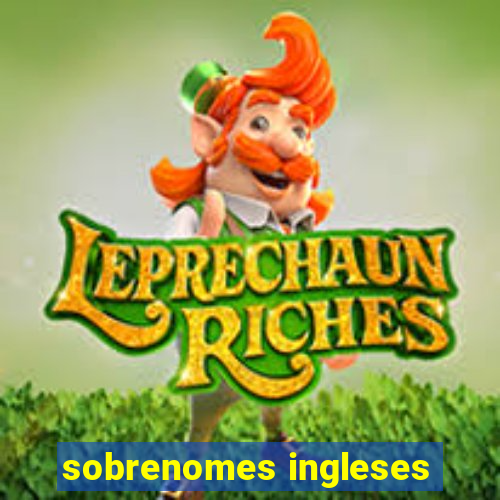 sobrenomes ingleses