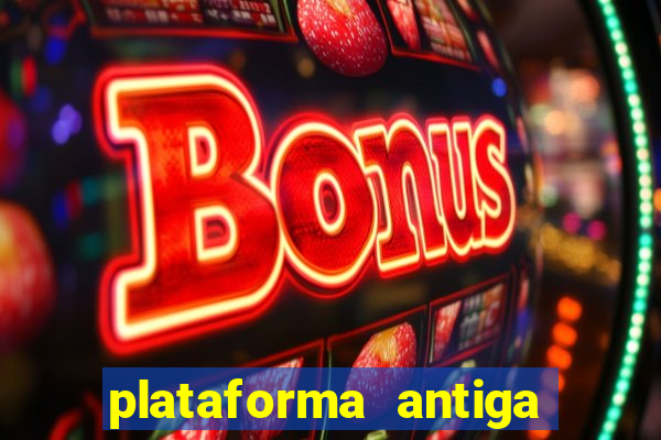 plataforma antiga de jogos