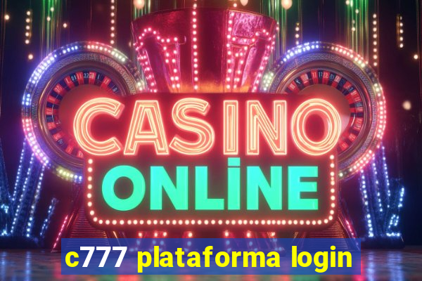 c777 plataforma login