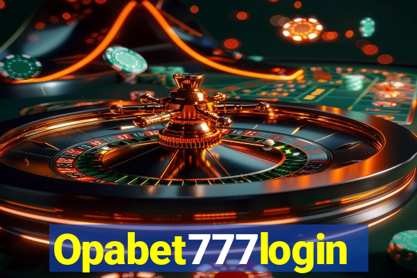 Opabet777login