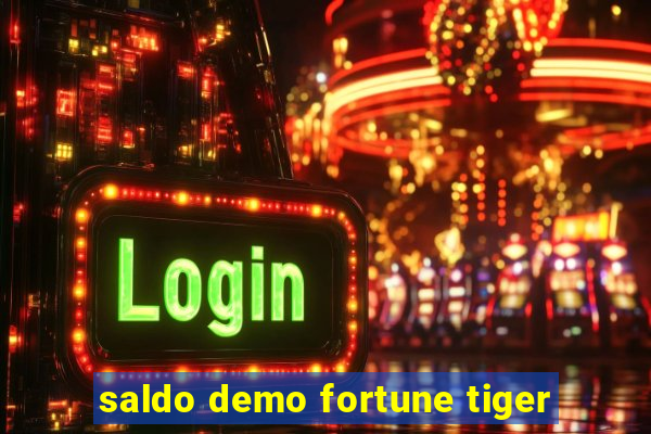 saldo demo fortune tiger