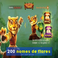 200 nomes de flores